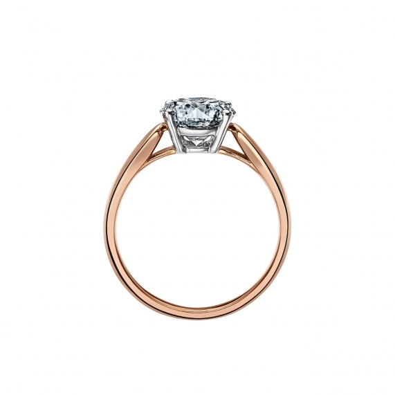 Кольцо с круглым бриллиантом Изображение 1