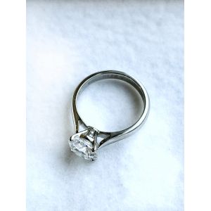 Кольцо с бриллиантом для помолвки - Фото 4