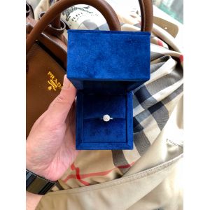 Кольцо с бриллиантом для помолвки - Фото 2