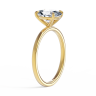 Кольцо из золота с овальным бриллиантом, Изображение 2