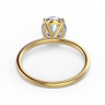 Кольцо из золота с овальным бриллиантом, Изображение 3