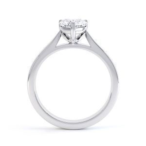 Золотое кольцо с бриллиантом Сердце - Фото 1
