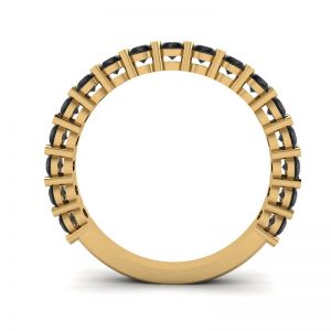 Кольцо дорожкой из 17 бриллиантов  - Фото 1