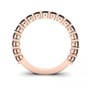 Кольцо дорожкой из 17 бриллиантов  - Фото 1