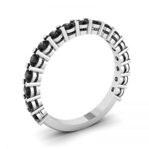 Кольцо дорожкой из 17 бриллиантов  - Фото 2