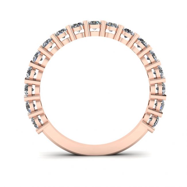 Кольцо дорожка из 17 бриллиантов - Фото 1