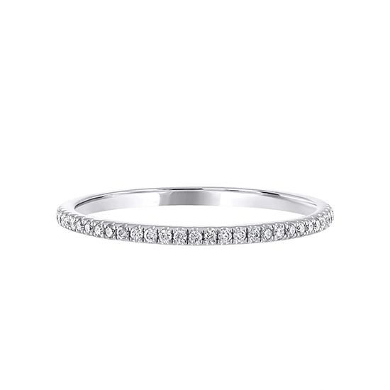 Кольцо дорожка с бриллиантами 1.3 мм, 16 размер