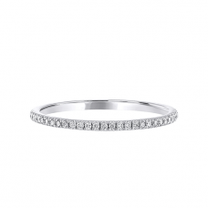 Кольцо дорожка с бриллиантами 1.3 мм, 16.5 размер
