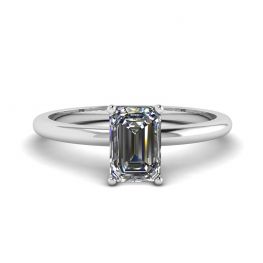 Кольцо с прямоугольным бриллиантом Parfait d'amour