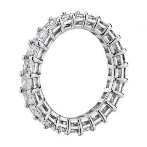 Кольцо дорожка с бриллиантами 3 карата огранки принцесса - Фото 1
