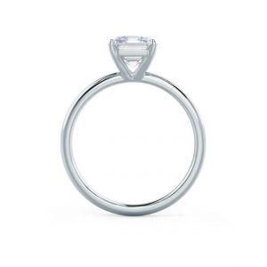 Кольцо с бриллиантом огранки ашер 1 карат - Фото 1