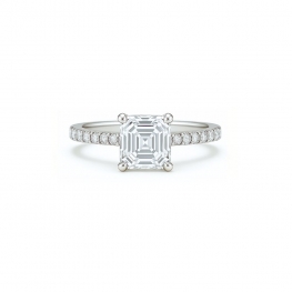 Кольцо с бриллиантом Ашер