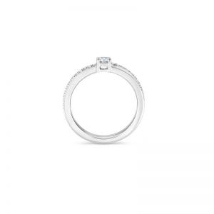 Кольцо с бриллиантом 0.3 карата - Фото 1