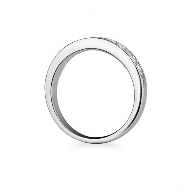 Кольцо дорожка с 10 квадратными бриллиантами 1.60 карата - Фото 1