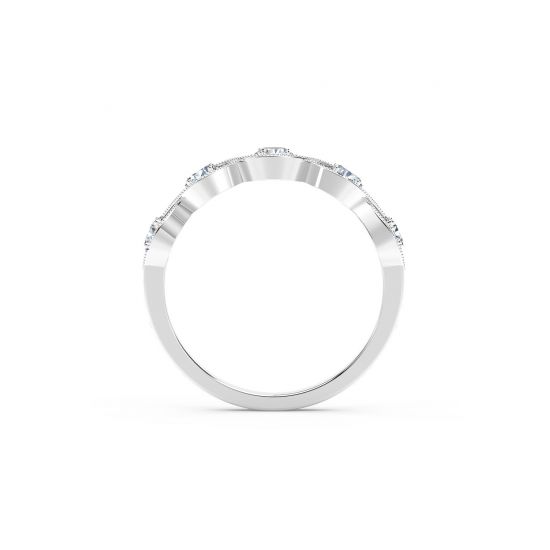 Оригинальное кольцо с 5 бриллиантами,  Больше Изображение 3