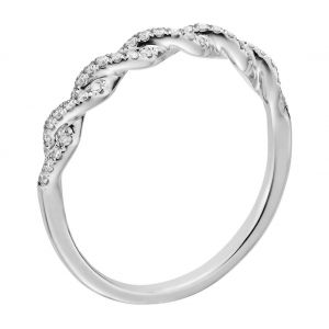 Кольцо с переплетением дорожек из бриллиантов - Фото 1