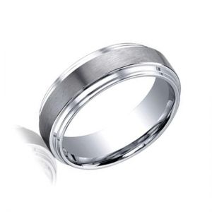 Мужское кольцо из золота без камней 4.5 мм