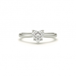 Кольцо с бриллиантом Сердце