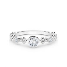 Оригинальное кольцо с бриллиантами