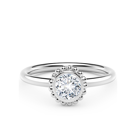 Помолвочное кольцо с бриллиантом, Больше Изображение 1