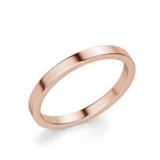 Золотое кольцо простое 3 мм