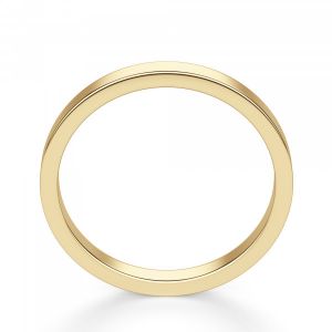 Кольцо из золота простое 3 мм - Фото 2