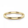 Золотое кольцо 3 мм без камней, Изображение 2