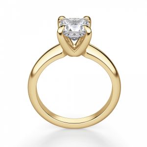 Кольцо с бриллиантом Принцесса классика - Фото 2