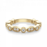 Ажурное кольцо дорожка с бриллиантами из золота, Изображение 3