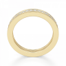Кольцо дорожка с бриллиантами 1.7 мм из желтого золота, Изображение 2