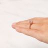 Кольцо с круглым бриллиантом в 6 крапанах, Изображение 5