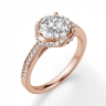 Кольцо с бриллиантами из розового золота, Изображение 3