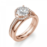Кольцо с бриллиантами из розового золота, Изображение 4
