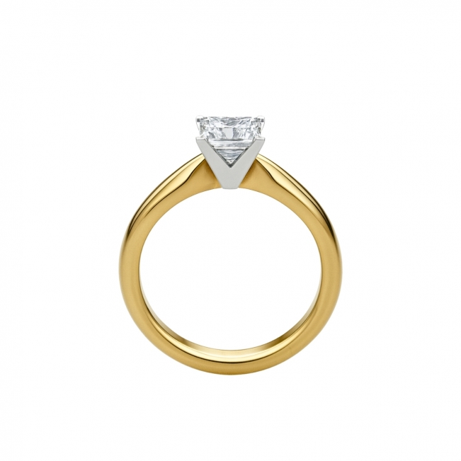 Кольцо с бриллиантом Принцесса Изображение 1
