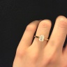 Кольцо с прямоугольным бриллиантом 1 карат, Изображение 5