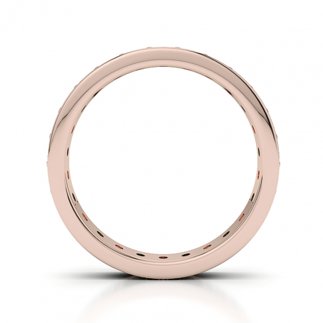 Кольцо из розового золота с изумрудами и бриллиантами - Фото 1
