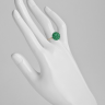 Кольцо с изумрудами и бриллиантами Шарик, Изображение 2