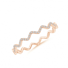 Дизайнерское кольцо дорожка с бриллиантами