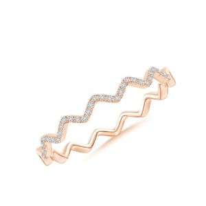 Дизайнерское кольцо дорожка с бриллиантами