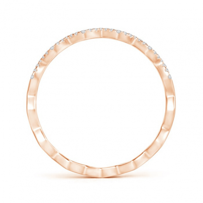 Дизайнерское кольцо дорожка с бриллиантами - Фото 1