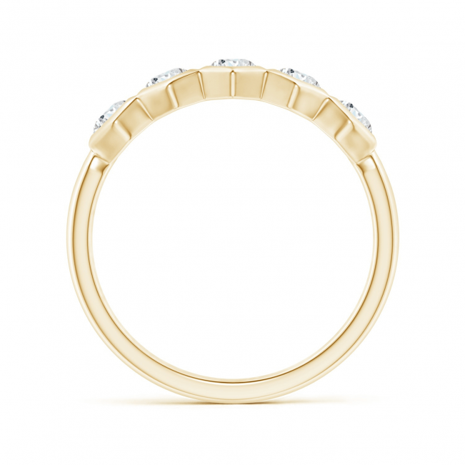 Кольцо золотое дорожка с бриллиантами Miel - Фото 1