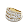 Широкое кольцо с 7 рядами бриллиантов, Изображение 2