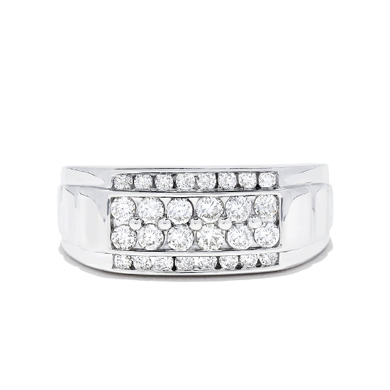 Мужское кольцо с бриллиантами , Больше Изображение 1