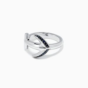 Мужское кольцо Якорь - Фото 1