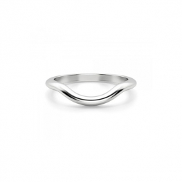 Обручальное кольцо с изгибом