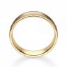 Кольцо из комбинированного золота 750 пробы 4.5 мм, Изображение 3
