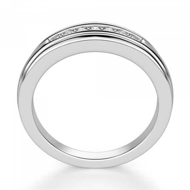 Обручальное кольцо с 7 бриллиантами - Фото 2