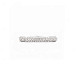 Кольцо с бриллиантами La Pavée Triple Blanche