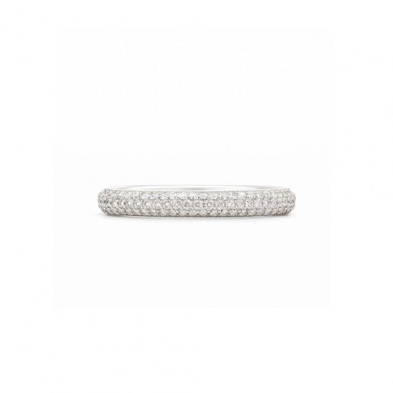 Кольцо с бриллиантами La Pavée Triple Blanche
