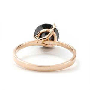 Кольцо с черным бриллиантом  - Фото 3
